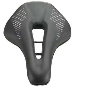 Selle de vélo noire épaisse et confortable, coussin de siège de vélo de montagne unisexe pour adultes, accessoire d'équipement de cyclisme - Product Image 4