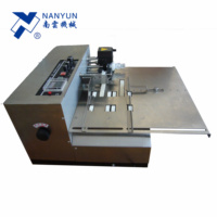 NanYun Marca MY-380 Mini Tinta Roda Hot Stamping Coder para Caixa De Papel Filme Plástico Sacos Etiqueta Cartão Impressão Térmica Embossing Marcação