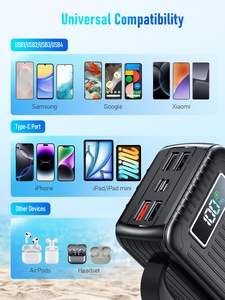 แบตสำรอง Pd20w จุได้เยอะจาก hyto 22.5W <span class=keywords><strong>50000MAH</strong></span> แบตสำรองภายนอกแบบพกพาได้รวดเร็วสำหรับ <span class=keywords><strong>Xiaomi</strong></span> Samsung - Product Image 6