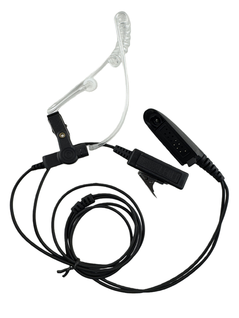 MOTOROLA GP328 Hidden Headphone air Duct PTT Dual Wire Detachable for GP328 GP328PULS GP338 HT1250 Headset Two-way Radios Hot