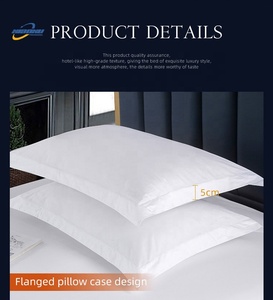 Bộ đồ giường khách sạn tùy chỉnh bông bốn mảnh Giường Giường Trắng Quilt Cover tấm ga trải giường gối đơn đôi người Bộ - Product Image 3