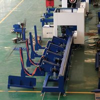Mesin Pemotong Pipa CNC Otomatis LeadHan Laser Teknologi Digital AI Cypcut Profesional untuk Pipa Baja Logam Baru Water BMP/PLT