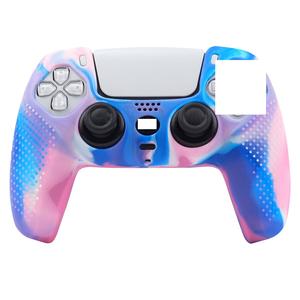 Estuche para controlador PS 5, funda protectora de silicona para juegos, gránulo P5, Camuflaje rociado con aceite, ropa remota antiarañazos - Product Image 3