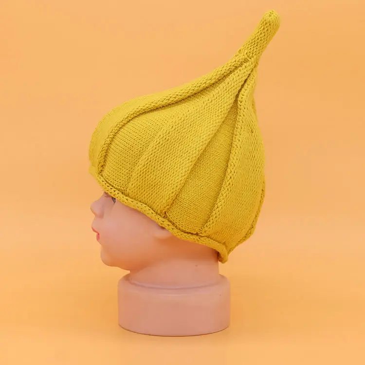 Wholesale Retail Children's Beret Girls New Autumn Cap Winter Hat Lovely Baby Knit Pumpkin Hat Free Shipping