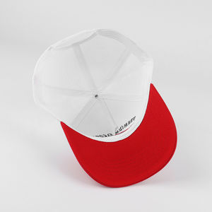 หมวกแก๊ปทรงทรัคแคป 5 ชิ้น ผ้าเทอร์รี่โพลีเอสเตอร์คุณภาพสูง สำหรับกิจกรรมกลางแจ้ง แฟชั่นทูโทน ขายส่ง ปักโลโก้ตามสั่ง ตาข่ายด้านหลัง ปรับขนาดได้ - Product Image 5