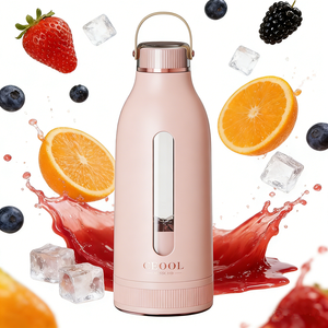 Usine Personnaliser LOGO Portable Fruit Juicer USB Rechargeable Personnel Portable Smoothie <span class=keywords><strong>Blender</strong></span> Food <span class=keywords><strong>Blender</strong></span> avec 10 Lame - Product Image 4