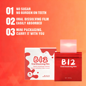 ויטה-האל ויטמין <span class=keywords><strong>B12</strong></span> רצועות סרט נוזליות מהירות המסתה לשימוש אוראלי למבוגרים - משפרות חסינות - Product Image 3