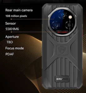 Téléphone robuste 5G Android 15 le moins cher de l'usine, 6,58 pouces, avec écran FHD+ 2408*1080, PTT, NFC, 12+256 Go, capteur d'empreintes digitales - Product Image 4