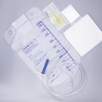 Kit de poche pour lavement médical sans latex en silicone avec impression de logo