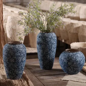 Chinesische traditionelle blaue Muster handgemalte Wohnkultur Luxus kunst antike dekorative Keramik Porzellan Vintage Vasen