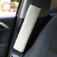 Coussin de ceinture de sécurité extra long en peluche personnalisé, housse universelle pour ceinture de sécurité, coussinets de ceinture de sécurité, housse de sangle de ceinture de sécurité, pièce intérieure