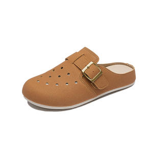 <span class=keywords><strong>Zapatos</strong></span> <span class=keywords><strong>de</strong></span> corcho <span class=keywords><strong>de</strong></span> verano <span class=keywords><strong>de</strong></span> cuero sintético para <span class=keywords><strong>mujer</strong></span>, sandalias perforadas transpirables para exteriores, estilo <span class=keywords><strong>de</strong></span> ocio para primavera y otoño - Product Image 6