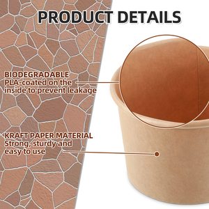 Personalización de Envases de Papel para Helado, Yogurt Congelado y Gelato en Múltiples Tamaños de 4oz a 32oz, con Tapa y Tapa de Domo - Product Image 4