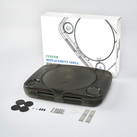 BitFunx ABS-Gehäuse für PS1-Spielkonsole, transparentes Gehäuse für PS One Konsole, PSX Retro-Spielgehäuse, Spielzubehör