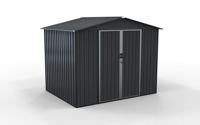 Cobertizos de jardín de almacenamiento para exteriores de Metal ecológicos móviles de 6*4 pies inspirados en la naturaleza para herramientas domésticas a prueba de roedores y fácilmente ensamblados