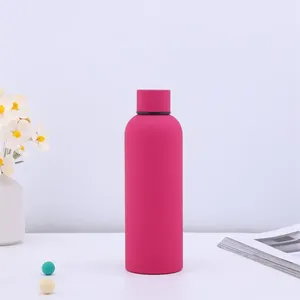 Bouteille Thermos Sport 304 en Acier Inoxydable avec Peinture Caoutchoutée, Tasse Thermique Droite pour Activités de Plein Air – Meilleure Vente - Product Image 4