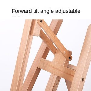 <span class=keywords><strong>Chevalet</strong></span> d'art en <span class=keywords><strong>bois</strong></span> réglable, <span class=keywords><strong>chevalet</strong></span> de peinture, support d'exposition avec fonction d'inclinaison, <span class=keywords><strong>chevalet</strong></span> d'artiste de studio réglable en hauteur, durable - Product Image 3