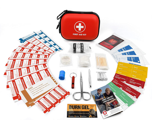 Petite trousse de premiers soins portable Kits médicaux compacts avec étui EVA avec compartiments pour voiture, maison, extérieur, sport, camping, randonnée - Product Image 4
