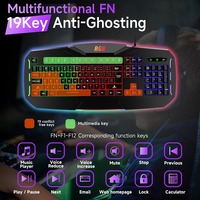 Umila dernier clavier de jeu multimédia ordinateur PC US espagnol Teclado tchèque turc clavier de jeu pour les joueurs professionnels