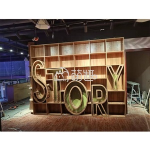 <span class=keywords><strong>Libreria</strong></span> per Bambini Moetry, <span class=keywords><strong>Design</strong></span> d'Interni, Scaffale in Legno a Forma di Lettera, Arredamento per Scuole e Librerie - Product Image 6