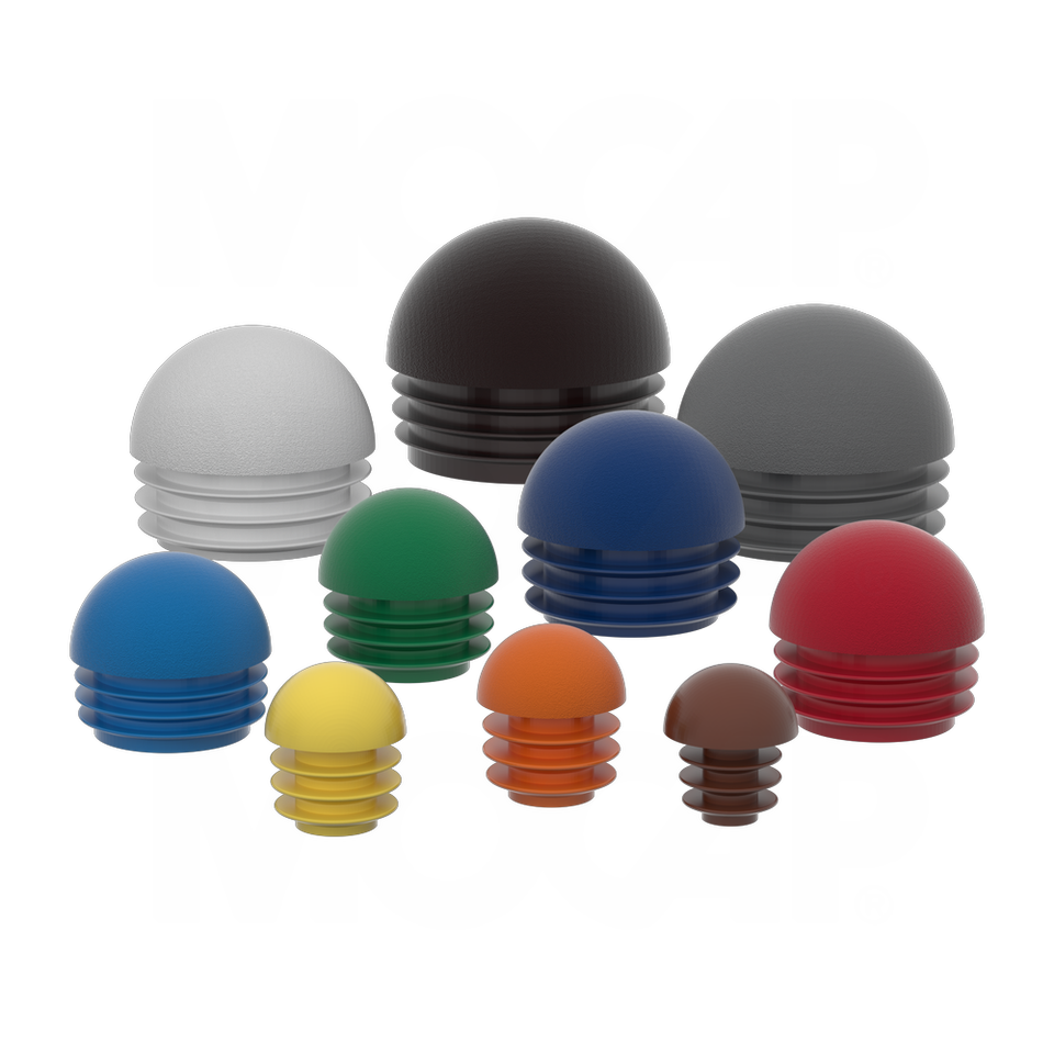 Stainless Steel Stair Railing Fence Post Hemispherical Round Plastic ...