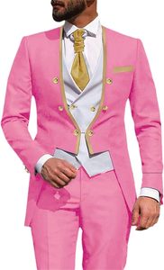 Đảng mỏng phù hợp với một nút phù rể kinh doanh <span class=keywords><strong>3</strong></span> miếng thiết lập người đàn ông chú rể đám cưới tối màu xám phù hợp với ms611 - Product Image 5