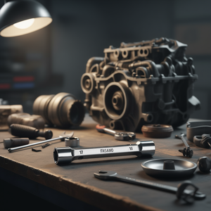 Fasano Double-Ended <b>Socket</b> Wrench 16mm <b>17mm</b> Automotive Repair Tool - Product Image 3