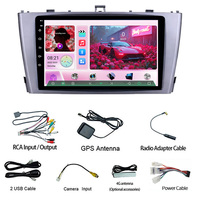 Autoradio 9 pouces avec commande au volant, DVR, Plug & Play, compatible avec le système d'origine Toyota Avensis 2009-2013