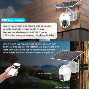 Camera IP Năng Lượng Mặt Trời I-cam + App, Camera WiFi Zoom Kỹ Thuật Số Hai Chiều Âm Thanh PTZ An Ninh Pin PIR - Product Image 2