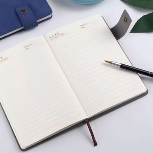Eco-Friendly A5 Size Leatherette Journal Customizable Logo Composition <b>Book</b> <b>Education</b> Diary Notebooks Laser Engraving - Product Image 3