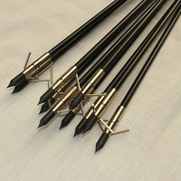 JWAC-6 haute qualité tir à l'arc flèches carbone bowfishing flèche pour la pêche en plein air