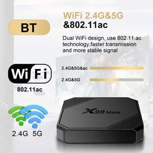 X98mate Eny 4K <span class=keywords><strong>Android</strong></span> 11 <span class=keywords><strong>Android</strong></span> Set Top <span class=keywords><strong>Box</strong></span> <span class=keywords><strong>TV</strong></span> kép Wi-Fi Amlogic s905w2 2GB 16GB <span class=keywords><strong>TV</strong></span> thông minh hộp - Product Image 5