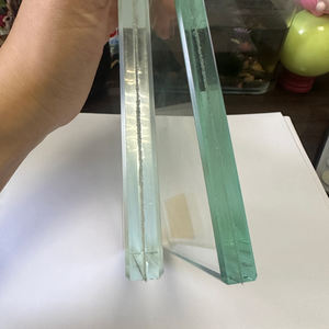 Verre trempé ultra clair de 10mm + PVB clair de 1.14mm + verre trempé ultra clair de 10mm Verre feuilleté à bord poli de 4 côtés - Product Image 2