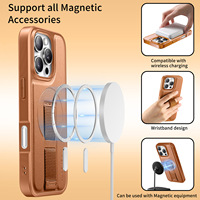 Étui magnétique en cuir PU d'affaires de luxe pour iPhone 13 14 15 16 Pro Max bracelet élastique couverture de téléphone portable élégant