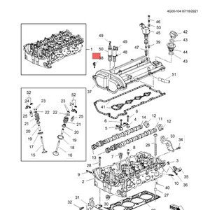 Tornillos de la tapa de válvulas Fgfg 12587285 para Buick Regal LaCrosse Chevrolet Malibu GL8 LTD LE5 - Product Image 3