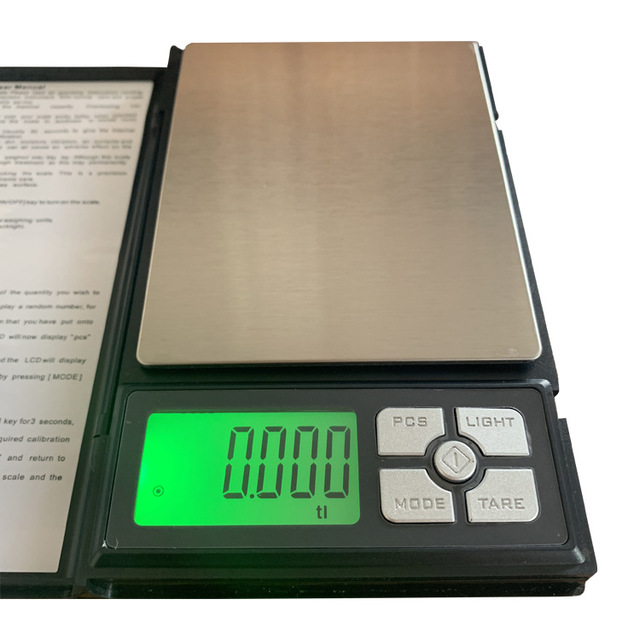 Hot Selling Portable Precision Mini Fine Gold Diamond Carat 500G/0.01G Digital Display Battery Notebook Pocket Jewelry Scale