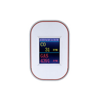 Détecteur de fuite de gaz Tuya WiFi CH4, charbon, méthane, GPL, CO, avec écran TFT, alarme sonore, contrôlable via application domestique, en plastique