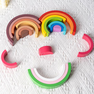 2023 Wooden <strong>Rainbow</strong> <strong>Blocks</strong> <strong>Stacking</strong> Toy Large <strong>Rainbow</strong> Building <strong>Blocks</strong> Wooden Toys for Kids Montessori Educational Toys - Product Image 6