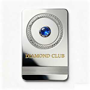 Tarjeta de Visita Metálica de Lujo Personalizada, Tamaño Tarjeta de Crédito, para Membresía VIP, con Logotipo Grabado con Láser, con su Propio Diseño - Product Image 2