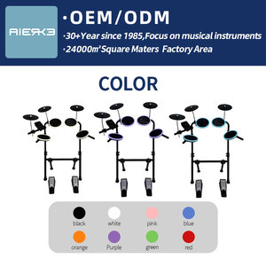 <span class=keywords><strong>Batterie</strong></span> électronique Aierke DD08 de qualité professionnelle, portable, pour la pratique à domicile, surface nette, <span class=keywords><strong>batterie</strong></span> silencieuse - Product Image 3