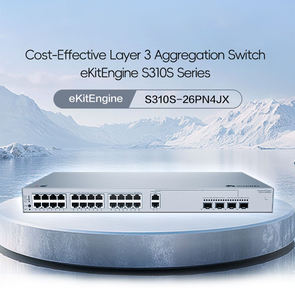 Switch PoE HUA WEI S310S-26PN4JX de 26 Puertos Gigabit con 4 Puertos de Enlace Ascendente de 10G, Administrado para Puntos de Acceso WIFI y Oficinas - Product Image 1