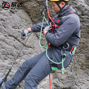 Pedal de escalada Shinda, ajustable de 80-160 cm, duradero, para escalada en roca, SRT, equipo de ascenso y descenso. - Product Image 5