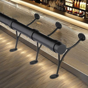 Supports de rail de pied modernes en acier inoxydable pour usage hôtelier ZF Global Export - Product Image 2