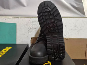 Bottes de <span class=keywords><strong>Combat</strong></span> ZYF, d'Entraînement Woodland Rigides avec Semelle Extérieure en Caoutchouc Bicolore, pour Le Relevé de Terrain, Modèle <span class=keywords><strong>Belleville</strong></span>, Noires, pour le Chili HSM131 - Product Image 6