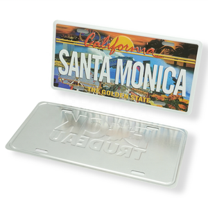 Placas de nombre de recuerdo decorativas, placa de matrícula de bicicleta pequeña, placa de coche de motocicleta con impresión de Metal - Product Image 6