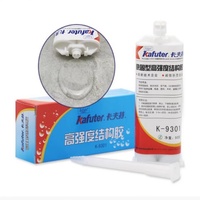 Résine époxy transparente Super colle AB Kafuter K-9301 Réparation rapide Mastic époxy en bâtonnet Colle plastique ABS en bâtonnets