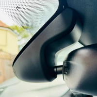 Caméra de rétroviseur 4K UHD haute performance à objectif unique pour BMW Mini 2018 2019, design discret, connexion Wi-Fi via application