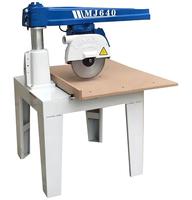 Scie à bras radial à double coupe haute productivité de couleur personnalisée pour le travail du bois, pour le contreplaqué et les panneaux de bois massif