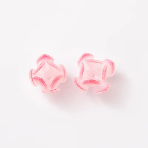 Mini 12mm vert <span class=keywords><strong>Lotus</strong></span> feuilles perle entretoise perlée mignon rose acrylique breloque pour collier à faire soi-même Bracelet boucle d'oreille bijoux accessoires - Product Image 3