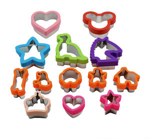 Moule à découper les sandwichs en acier inoxydable, modèle de découpe de pain avec poignée de protection, moule à découper les fruits et légumes, moule à biscuits - Product Image 4